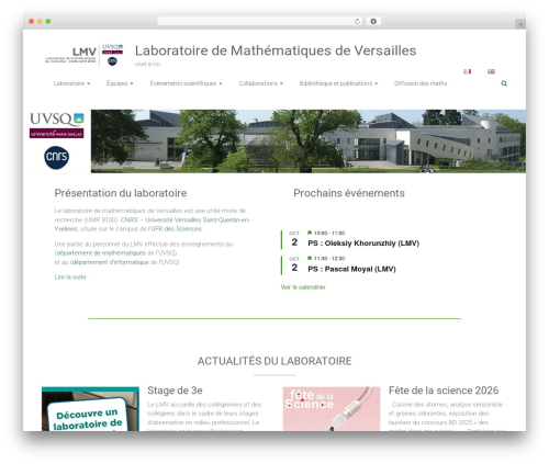 HAL (hal) free WordPress plugin - lmv.math.cnrs.fr