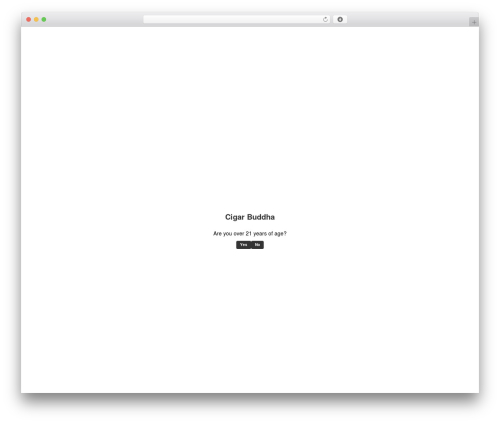 WordPress theme Beaver Builder Theme - thecigarbuddha.com