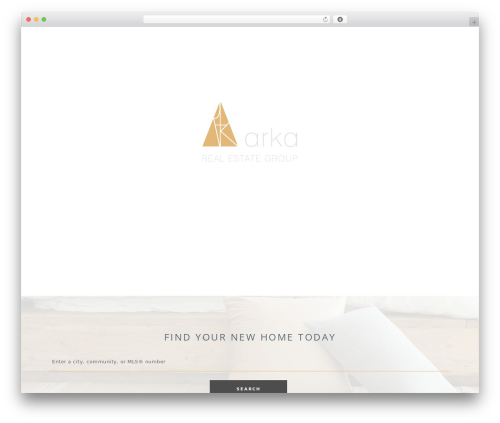 WordPress theme Peak - arkarealestate.com