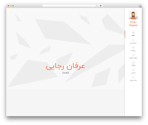 WordPress theme Unique - erfanrajaee.ir