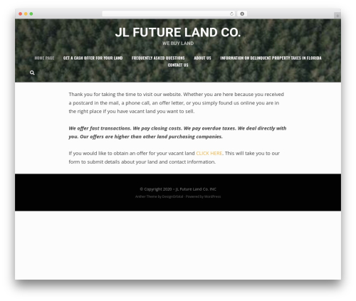 Anther theme WordPress - jlfutureland.com