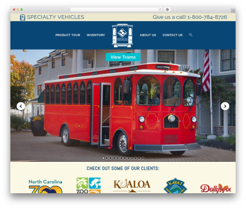 Carmen business WordPress theme - specialtyvehicles.com