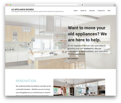 Mins WordPress theme - azappliancemovers.com