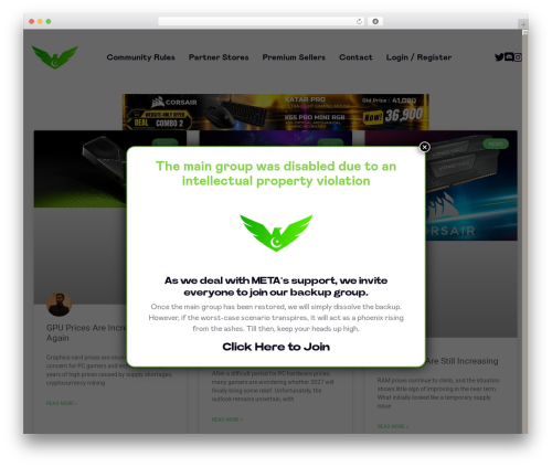 Nerko WordPress theme design - pakistanipcgamers.com