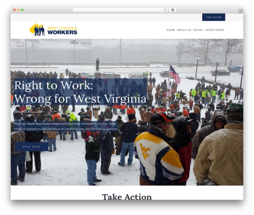 Progress Party theme WordPress - wvworkers.com