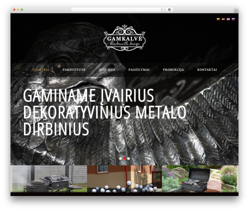 Theme WordPress cherry - gamkalve.lt