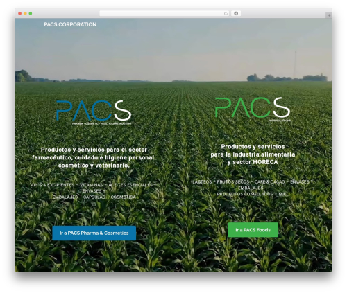 Theme WordPress Sandy - pacscorporation.com