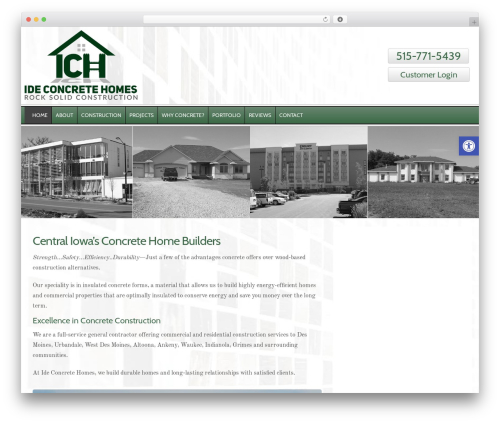 Triggerfish Responsive WordPress theme - ideconcretehomes.com