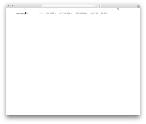 WordPress theme Natsy - www.soccershop.com