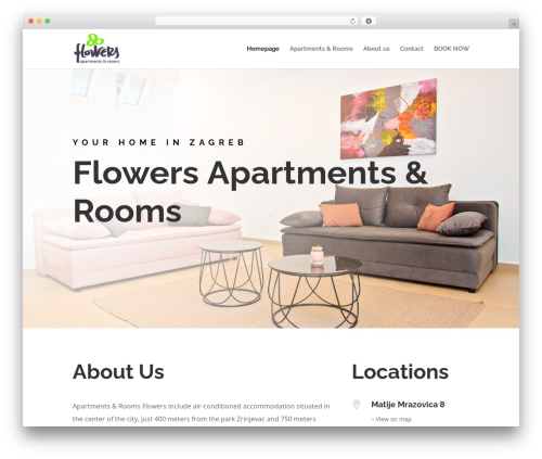 WordPress theme Divi - flowers-zagreb.com