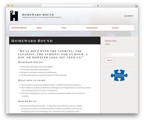 Best WordPress theme TextBook - hwbcare.com