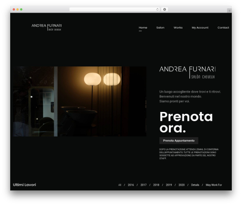 Caster WordPress theme - andreafurnarisaloncheveux.com