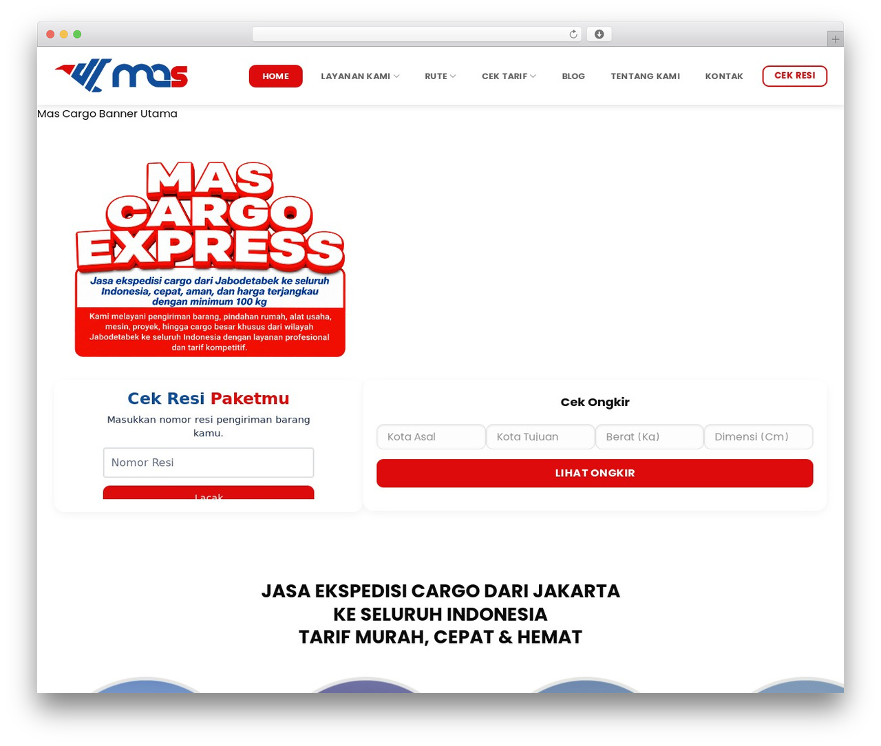 Flatsome WordPress theme - mascargoexpress.com