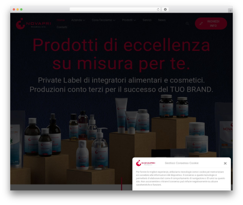 Leverage best WordPress theme - novapri.com