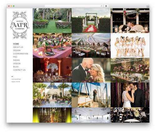 Skylab WordPress theme - aatrweddings.com
