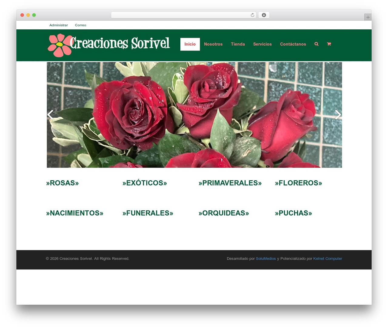SoluMedios Framework WordPress page theme - creacionesorivel.com