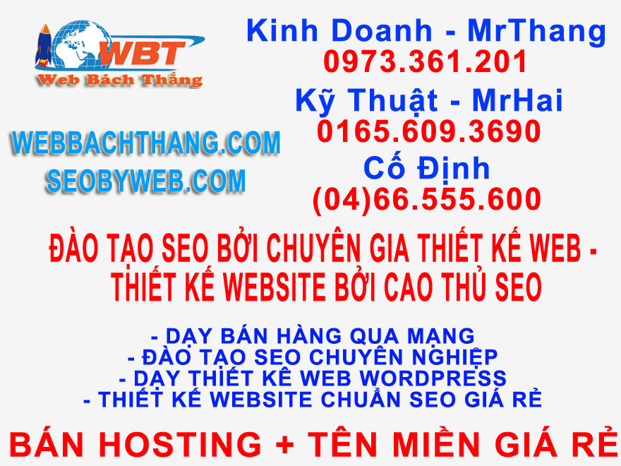 WEBBACHTHANG.COM WordPress theme by MrThang