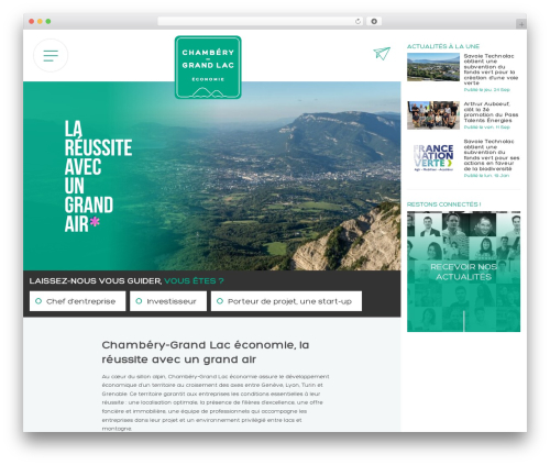 WordPress theme WP Base - chambery-grandlac.fr