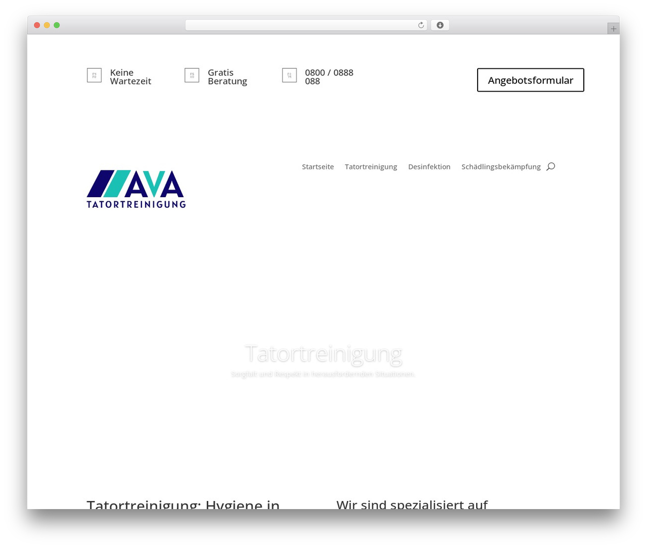 Divi WordPress theme - ava-tatortreinigung.de Divi WordPress theme - ava-tatortreinigung.de