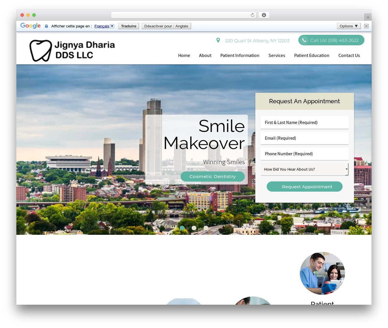DoctorGenius Framework WordPress theme - drdhariaddsalbany.com