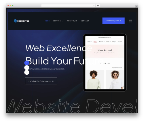 Runok WordPress theme - codebytes.co.ke