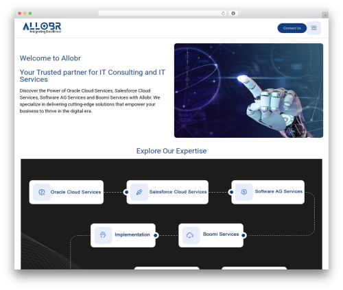 Synck WordPress theme - allobr.com