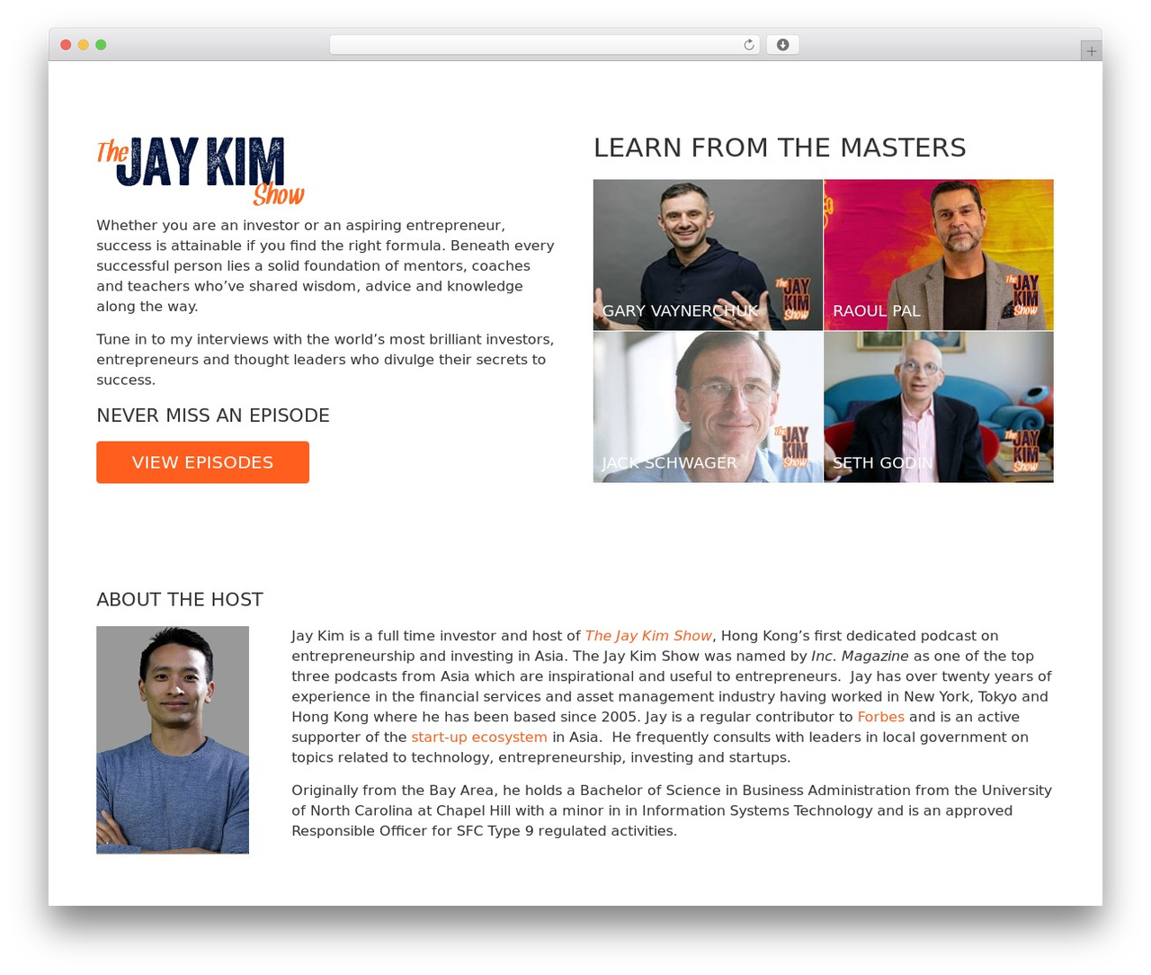 Theme WordPress Influence Theme - jaykimshow.com