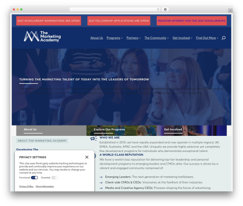 Theme WordPress Starter Block Theme v2 - themarketingacademy.org