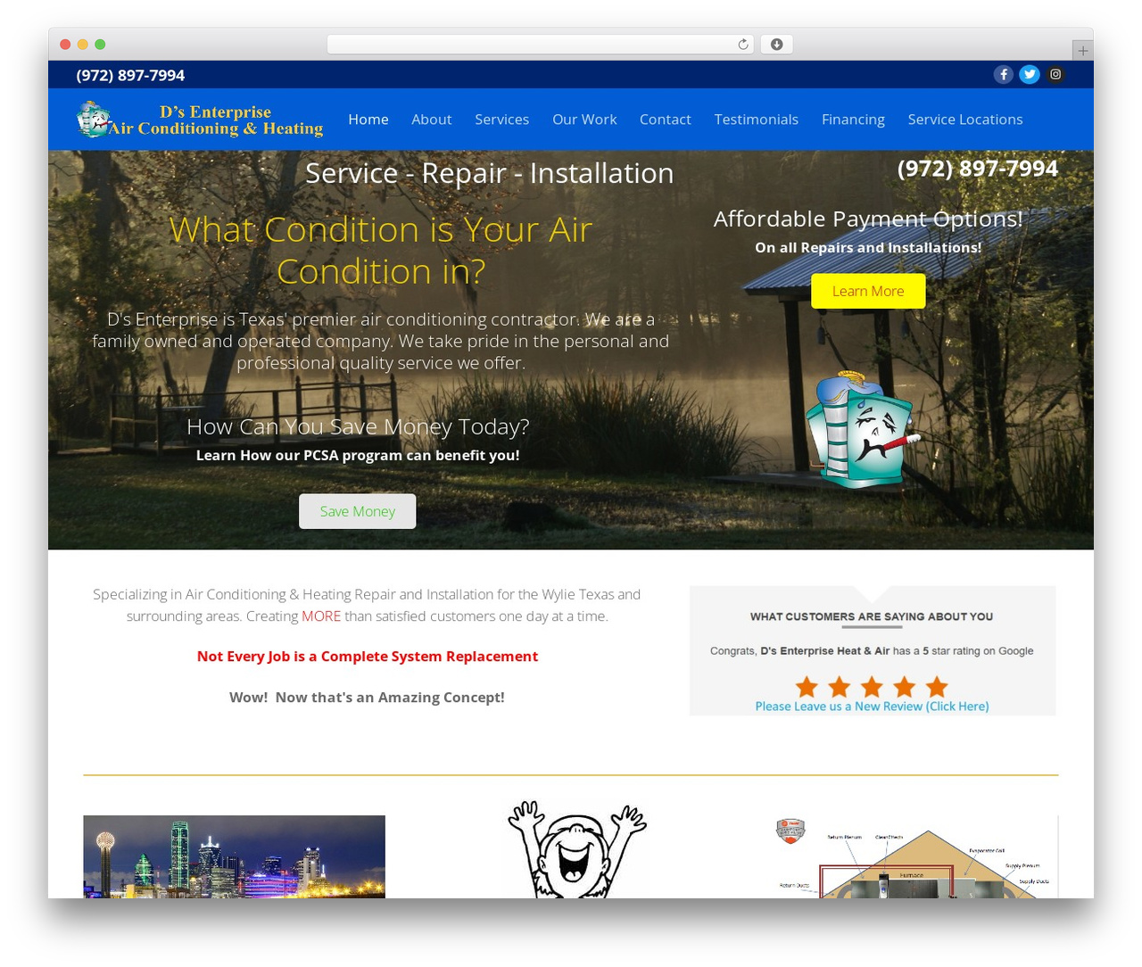 WordPress theme Customify - dsairandheat.com