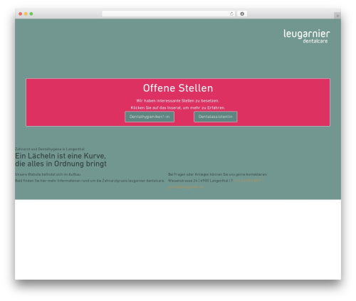 Divi WordPress theme - leugarnier.ch