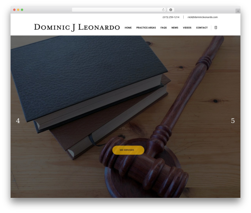 NODE WordPress theme - dominicleonardo.com