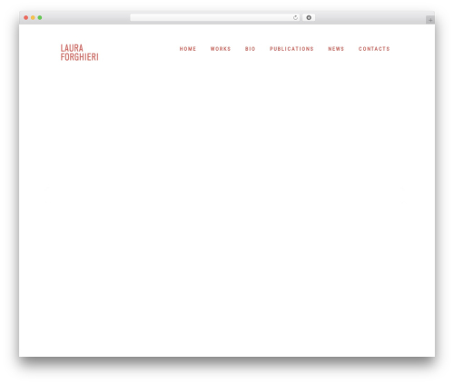 Screen Responsive WordPress Theme FREE WordPress website theme - lauraforghieri.com