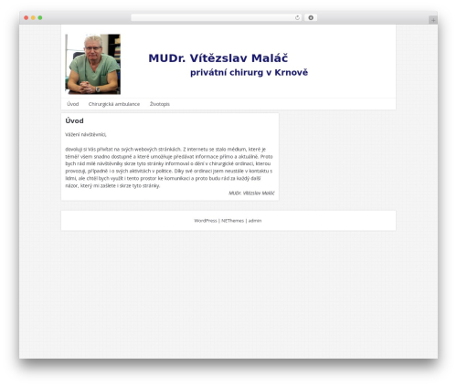 Theme WordPress NEBlue - mudrmalac.cz