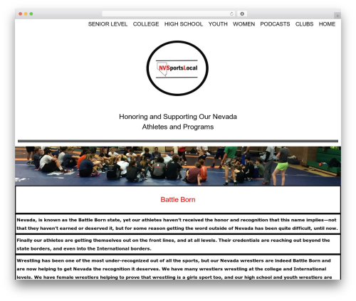 Theme WordPress Customize Premium - nvsportslocal.com