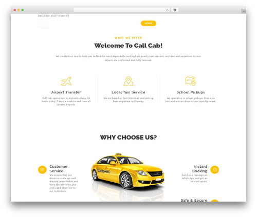 Quickcab WordPress plugin - call-cab.co.uk