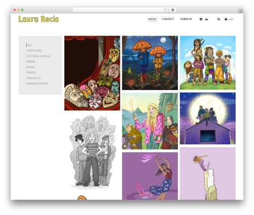 WordPress theme Modules - laurarecio.com