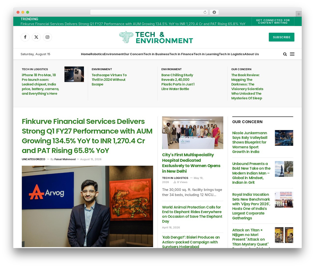WordPress theme SmartMag - techandenvironment.com WordPress theme SmartMag - techandenvironment.com