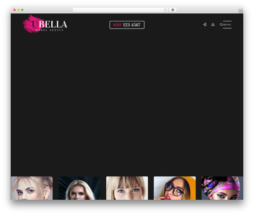 WordPress theme uBella - webdesign-finder.com/ubella