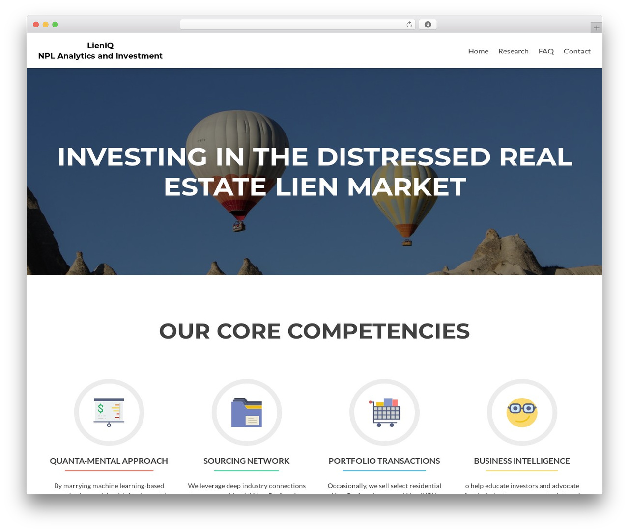 WordPress theme Zerif PRO - lieniq.com