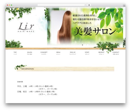activate_base_theme WordPress theme design - hairmake-lir.com