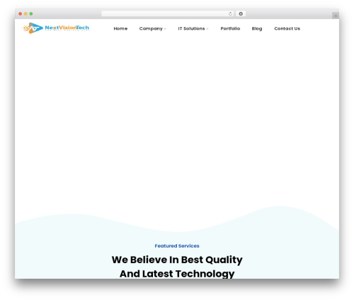 Best WordPress theme Softek - nextvisiontech.com