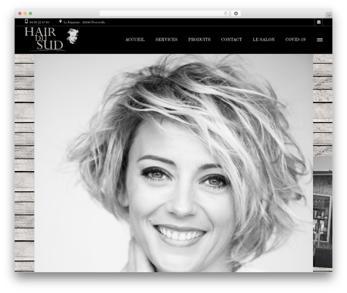 Coiffeur WordPress theme - hairdusud.com