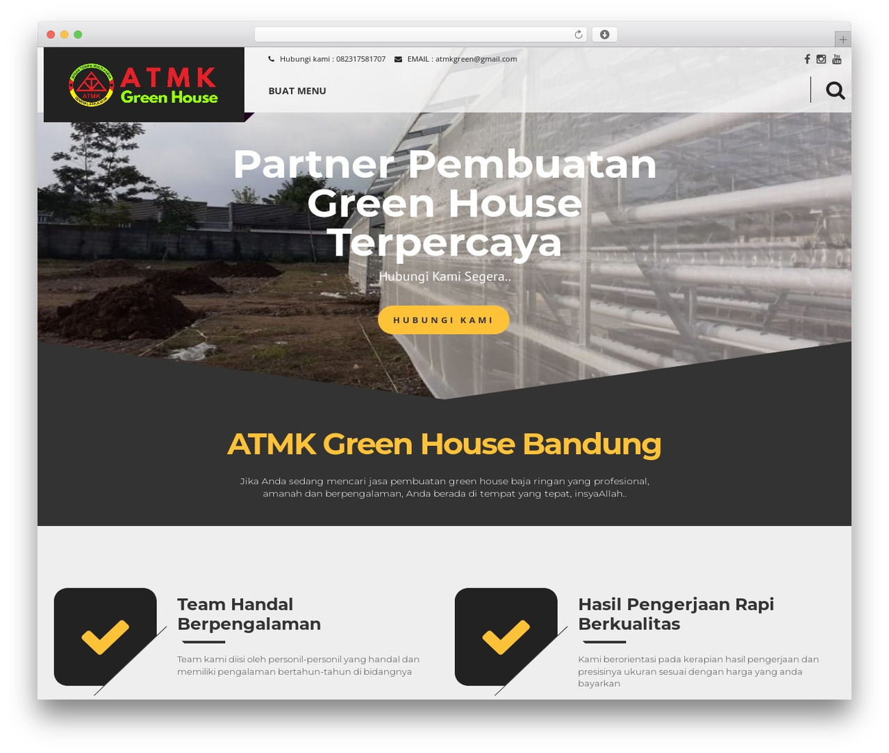 Compro WordPress theme - jasagreenhouse.com