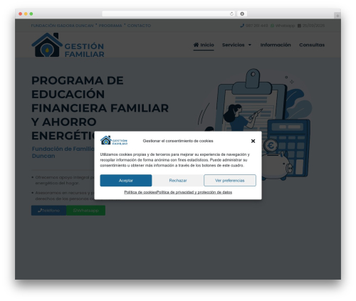 Hello Elementor WordPress theme - gestionfamiliar.es