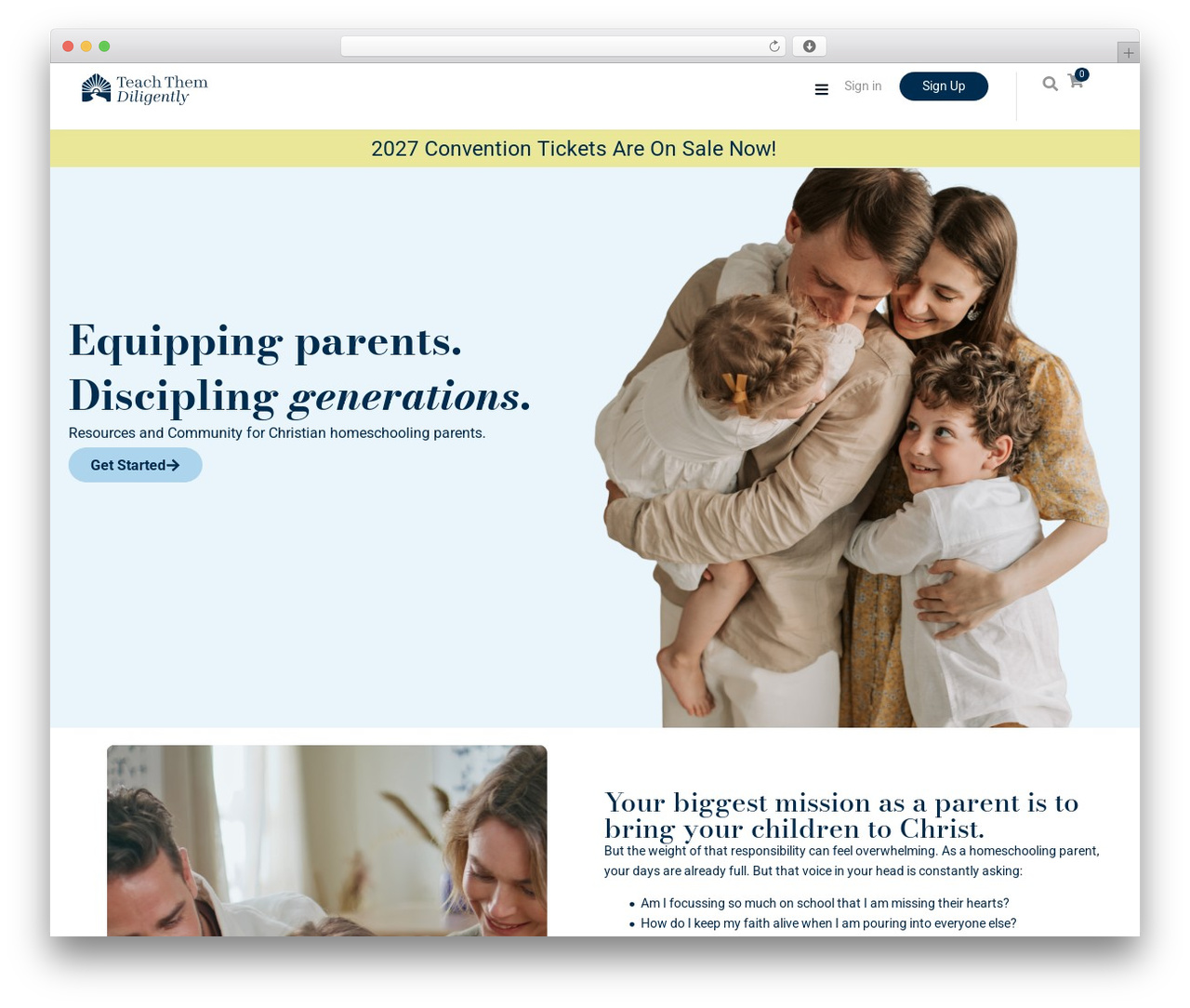 Hello Elementor WordPress website theme - teachthemdiligently.net