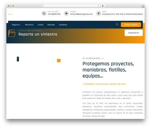 Modins themer WordPress plugin - ioconseguros.com