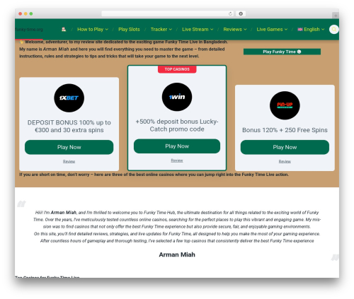 PokaTheme WordPress theme - funky-time.org