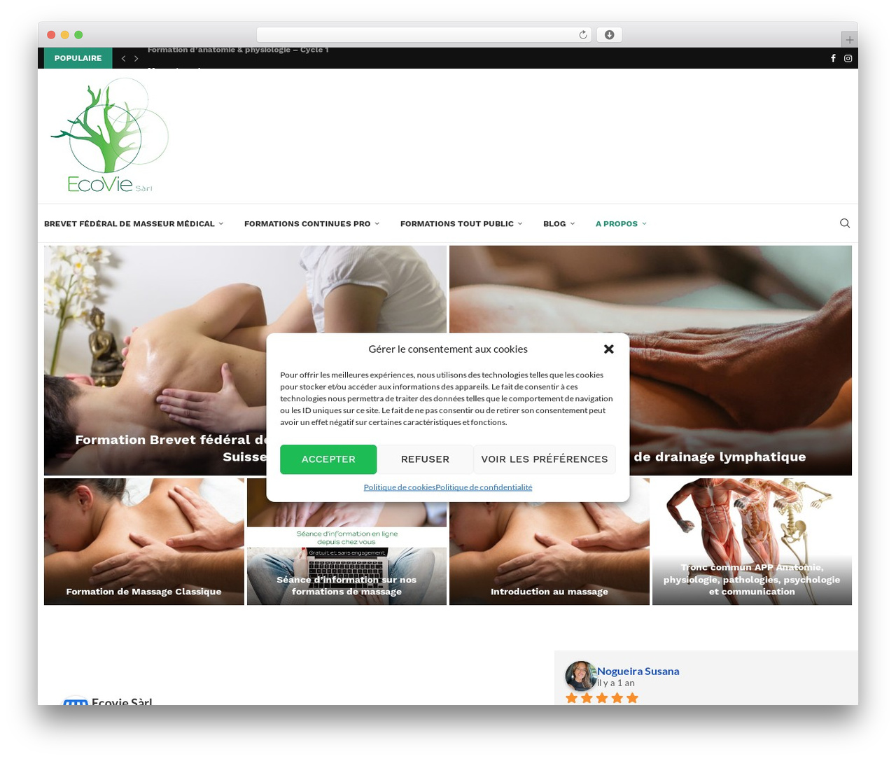 soledad WordPress theme - ecovie.ch
