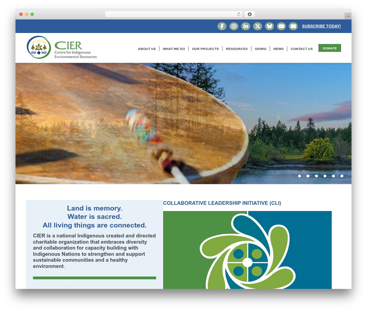 WordPress theme CIER - yourcier.org