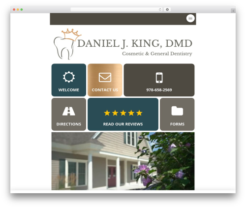 WordPress theme Pro - smilesbydrking.com